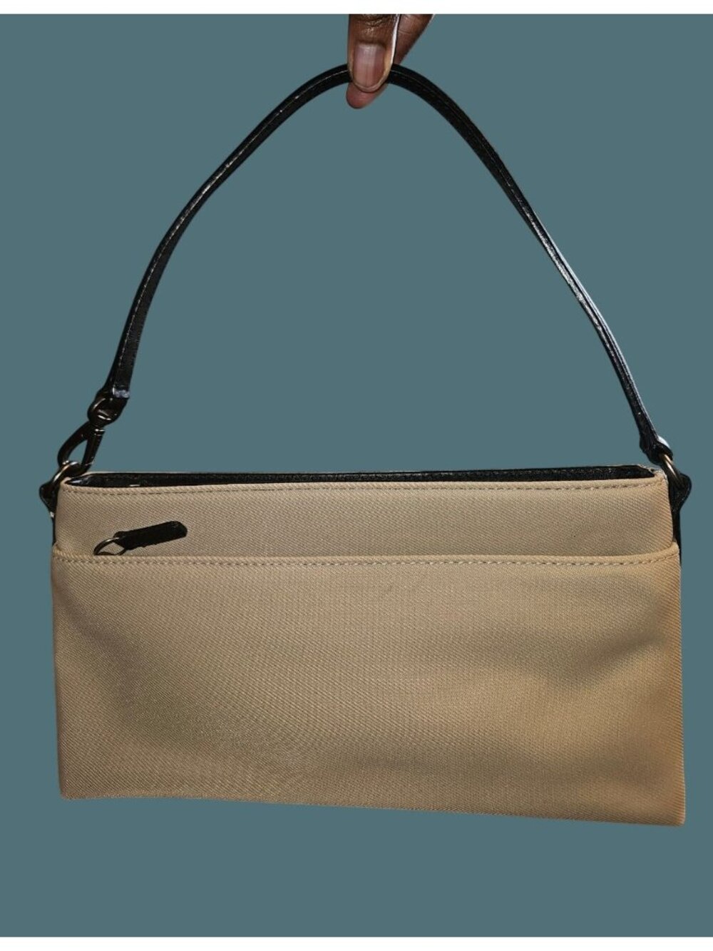 Coach Vintage Mercer Demi Y2K Clean Girl Quiet Luxury Baguette Bag-Tan & Black - Picture 5 of 15